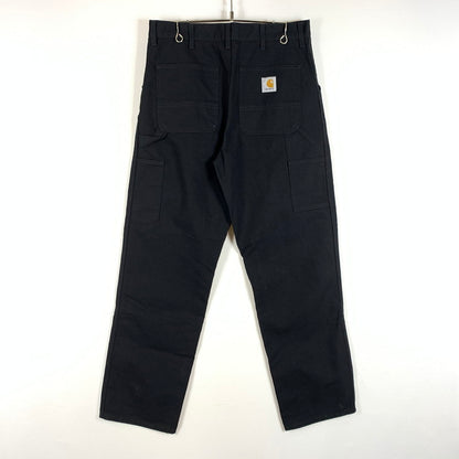 【中古品】【メンズ】 Carhartt WIP カーハートワークインプログレス DOUBLE KNEE PANT I031501 ダブルニー パンツ ボトムス ワークパンツ 156-260429-ko-20-tei サイズ：32 カラー：ブラック 万代Net店