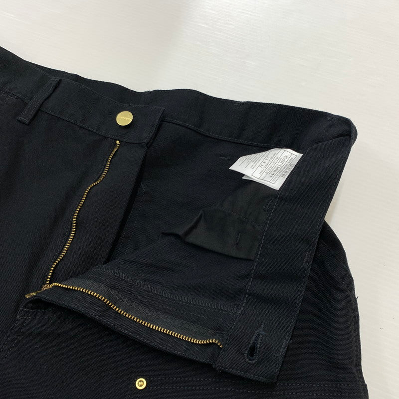 【中古品】【メンズ】 Carhartt WIP カーハートワークインプログレス DOUBLE KNEE PANT I031501 ダブルニー パンツ ボトムス ワークパンツ 156-260429-ko-20-tei サイズ：32 カラー：ブラック 万代Net店