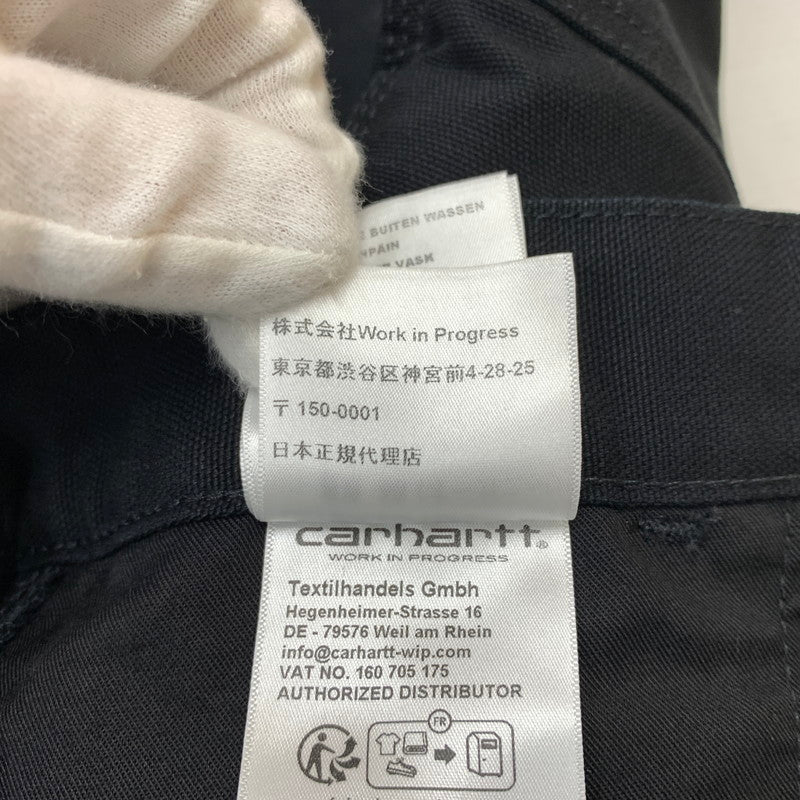 【中古品】【メンズ】 Carhartt WIP カーハートワークインプログレス DOUBLE KNEE PANT I031501 ダブルニー パンツ ボトムス ワークパンツ 156-260429-ko-20-tei サイズ：32 カラー：ブラック 万代Net店