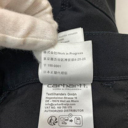 【中古品】【メンズ】 Carhartt WIP カーハートワークインプログレス DOUBLE KNEE PANT I031501 ダブルニー パンツ ボトムス ワークパンツ 156-260429-ko-20-tei サイズ：32 カラー：ブラック 万代Net店