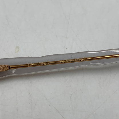 【中古品】【メンズ】 MASAHIRO MARUYAMA マサヒロ マルヤマ HAND MADE SUNGLASSES MM-0007 ハンドメイド サングラス アイウェア アクセサリー 203-260503-ko-05-tei サイズ：約51□23-145 カラー：クリアグレー/ゴールド 万代Net店