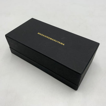 【中古品】【メンズ】 MASAHIRO MARUYAMA マサヒロ マルヤマ HAND MADE SUNGLASSES MM-0007 ハンドメイド サングラス アイウェア アクセサリー 203-260503-ko-05-tei サイズ：約51□23-145 カラー：クリアグレー/ゴールド 万代Net店
