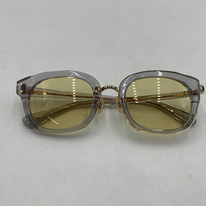 【中古品】【メンズ】 MASAHIRO MARUYAMA マサヒロ マルヤマ HAND MADE SUNGLASSES MM-0007 ハンドメイド サングラス アイウェア アクセサリー 203-260503-ko-05-tei サイズ：約51□23-145 カラー：クリアグレー/ゴールド 万代Net店
