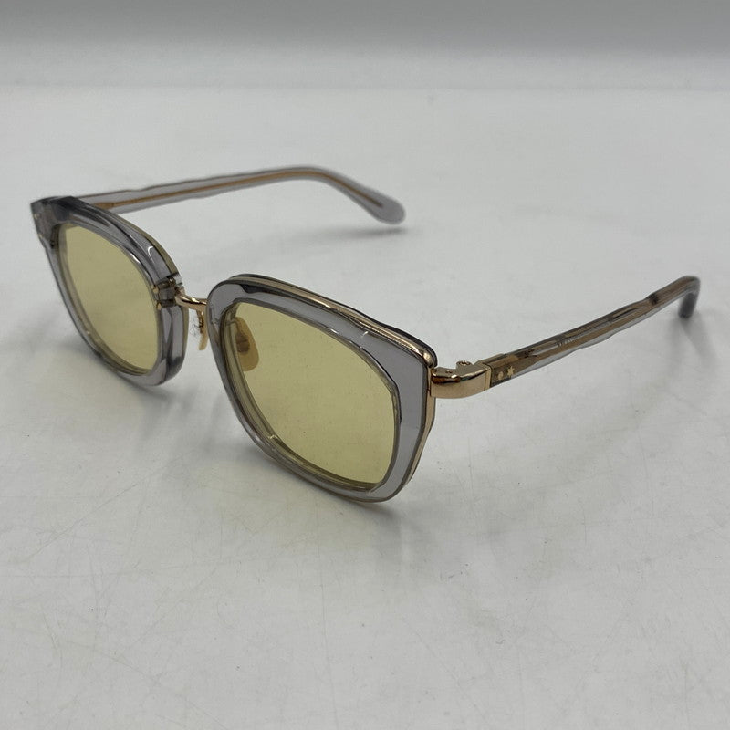 【中古品】【メンズ】 MASAHIRO MARUYAMA マサヒロ マルヤマ HAND MADE SUNGLASSES MM-0007 ハンドメイド サングラス アイウェア アクセサリー 203-260503-ko-05-tei サイズ：約51□23-145 カラー：クリアグレー/ゴールド 万代Net店