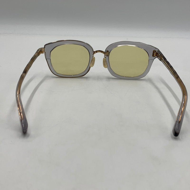 【中古品】【メンズ】 MASAHIRO MARUYAMA マサヒロ マルヤマ HAND MADE SUNGLASSES MM-0007 ハンドメイド サングラス アイウェア アクセサリー 203-260503-ko-05-tei サイズ：約51□23-145 カラー：クリアグレー/ゴールド 万代Net店