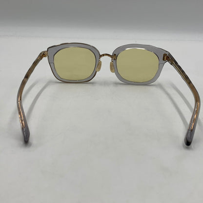 【中古品】【メンズ】 MASAHIRO MARUYAMA マサヒロ マルヤマ HAND MADE SUNGLASSES MM-0007 ハンドメイド サングラス アイウェア アクセサリー 203-260503-ko-05-tei サイズ：約51□23-145 カラー：クリアグレー/ゴールド 万代Net店