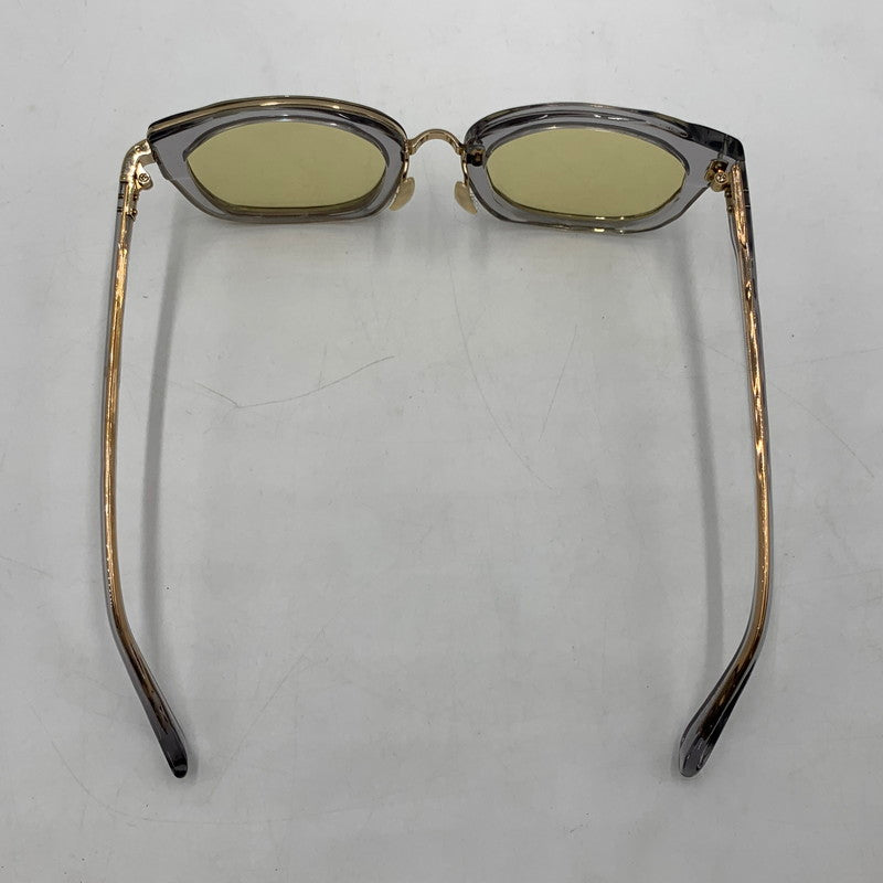 【中古品】【メンズ】 MASAHIRO MARUYAMA マサヒロ マルヤマ HAND MADE SUNGLASSES MM-0007 ハンドメイド サングラス アイウェア アクセサリー 203-260503-ko-05-tei サイズ：約51□23-145 カラー：クリアグレー/ゴールド 万代Net店
