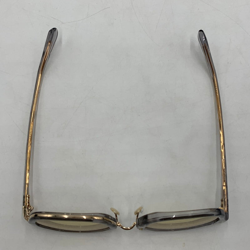 【中古品】【メンズ】 MASAHIRO MARUYAMA マサヒロ マルヤマ HAND MADE SUNGLASSES MM-0007 ハンドメイド サングラス アイウェア アクセサリー 203-260503-ko-05-tei サイズ：約51□23-145 カラー：クリアグレー/ゴールド 万代Net店