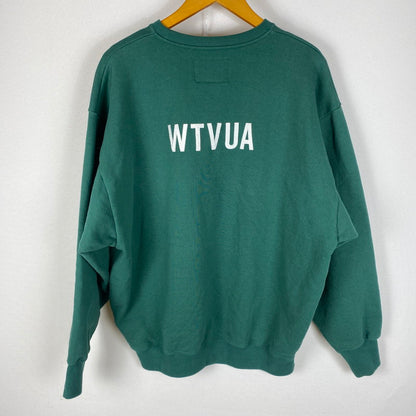 【中古品】【メンズ】 WTAPS ダブルタップス SIGN/SWEATER/COTTON 241ATDT-CSM01 サイン セーター コットン トップス トレーナー 142-260501-ks-10-tei サイズ：3 カラー：グリーン 万代Net店