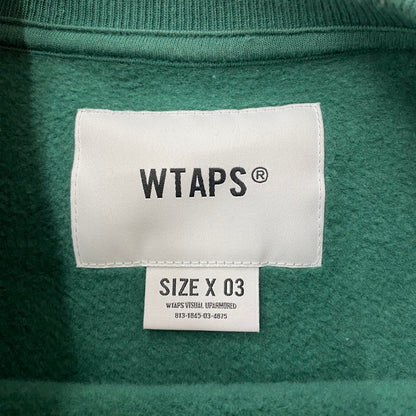 【中古品】【メンズ】 WTAPS ダブルタップス SIGN/SWEATER/COTTON 241ATDT-CSM01 サイン セーター コットン トップス トレーナー 142-260501-ks-10-tei サイズ：3 カラー：グリーン 万代Net店