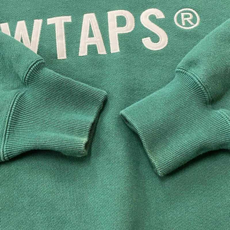 【中古品】【メンズ】 WTAPS ダブルタップス SIGN/SWEATER/COTTON 241ATDT-CSM01 サイン セーター コットン トップス トレーナー 142-260501-ks-10-tei サイズ：3 カラー：グリーン 万代Net店
