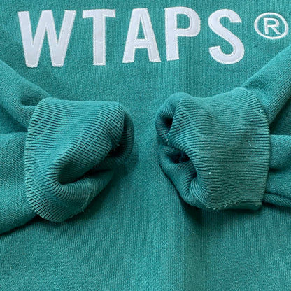 【中古品】【メンズ】 WTAPS ダブルタップス SIGN/SWEATER/COTTON 241ATDT-CSM01 サイン セーター コットン トップス トレーナー 142-260501-ks-10-tei サイズ：3 カラー：グリーン 万代Net店