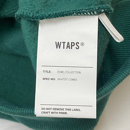【中古品】【メンズ】 WTAPS ダブルタップス ACADEMY/SWEATER/COTTON 241ATDT-CSM03 アカデミー セーター コットン トップス トレーナー 142-260501-ks-11-fuzh サイズ：3 カラー：グリーン 万代Net店