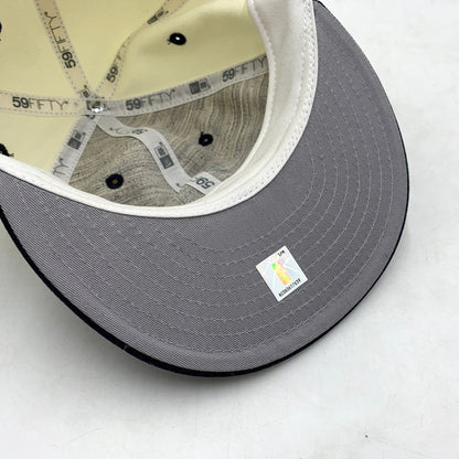 【中古品】【メンズ】 NEW ERA ニューエラ × the Apartment ジ アパートメント 別注 コラボ NEW YORK KNICKS SOFT BUCKRAM FITTED CAP ニューヨーク ニックス ソフトバックラム フィットキャップ 帽子 185-260624-ko-15-tei サイズ：7 1/2 カラー：アイボリー 万代Net店