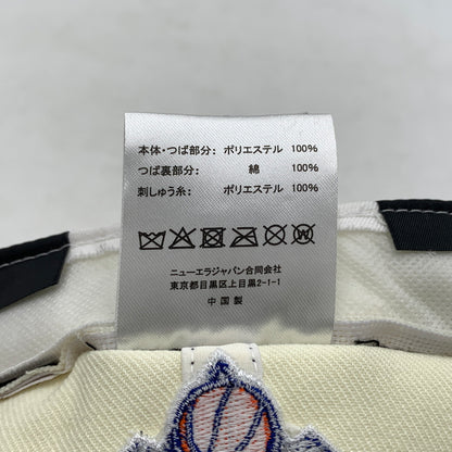 【中古品】【メンズ】 NEW ERA ニューエラ × the Apartment ジ アパートメント 別注 コラボ NEW YORK KNICKS SOFT BUCKRAM FITTED CAP ニューヨーク ニックス ソフトバックラム フィットキャップ 帽子 185-260624-ko-15-tei サイズ：7 1/2 カラー：アイボリー 万代Net店