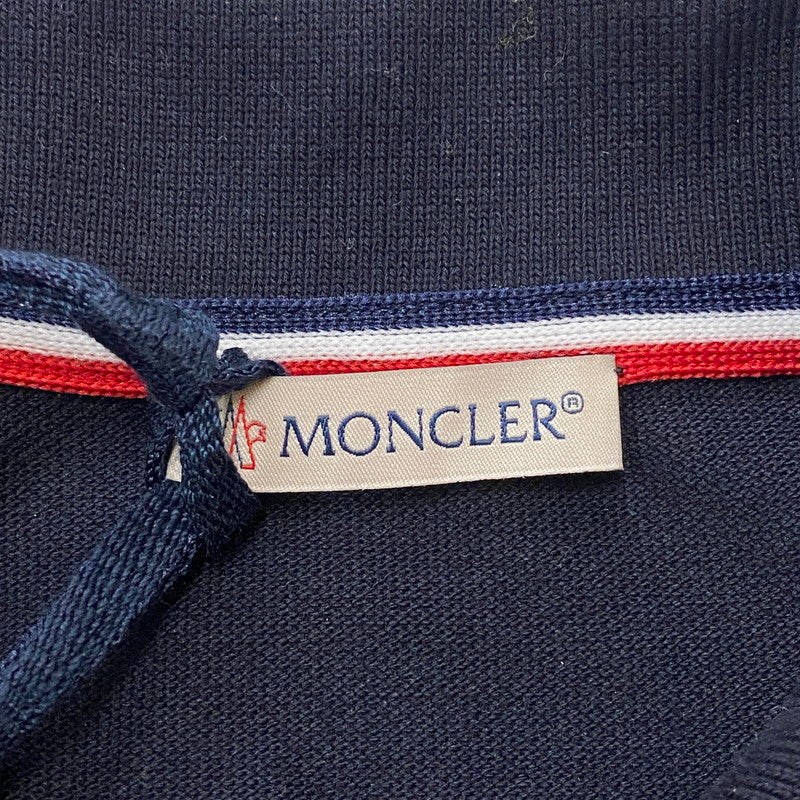 【中古美品】【メンズ】 MONCLER モンクレール MAGLIA POLO MANICA CORTA 10918A70300-84556 マリア ポロ マニカ コルタ 半袖 トップス ポロシャツ 141-260501-ks-12-fuzh サイズ：XS/タグ付き カラー：ネイビー 万代Net店