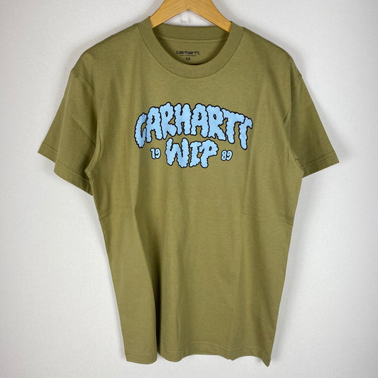 【中古品】【メンズ】 Carhartt WIP カーハート ワークインプログレス S/S CLOUD SCRIPT T-SHIRT IO036200 ショートスリーブ クラウド スクリプト Tシャツ 半袖 トップス 145-260501-ks-04-tei サイズ：XS カラー：Snakes 万代Net店