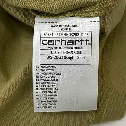【中古品】【メンズ】 Carhartt WIP カーハート ワークインプログレス S/S CLOUD SCRIPT T-SHIRT IO036200 ショートスリーブ クラウド スクリプト Tシャツ 半袖 トップス 145-260501-ks-04-tei サイズ：XS カラー：Snakes 万代Net店