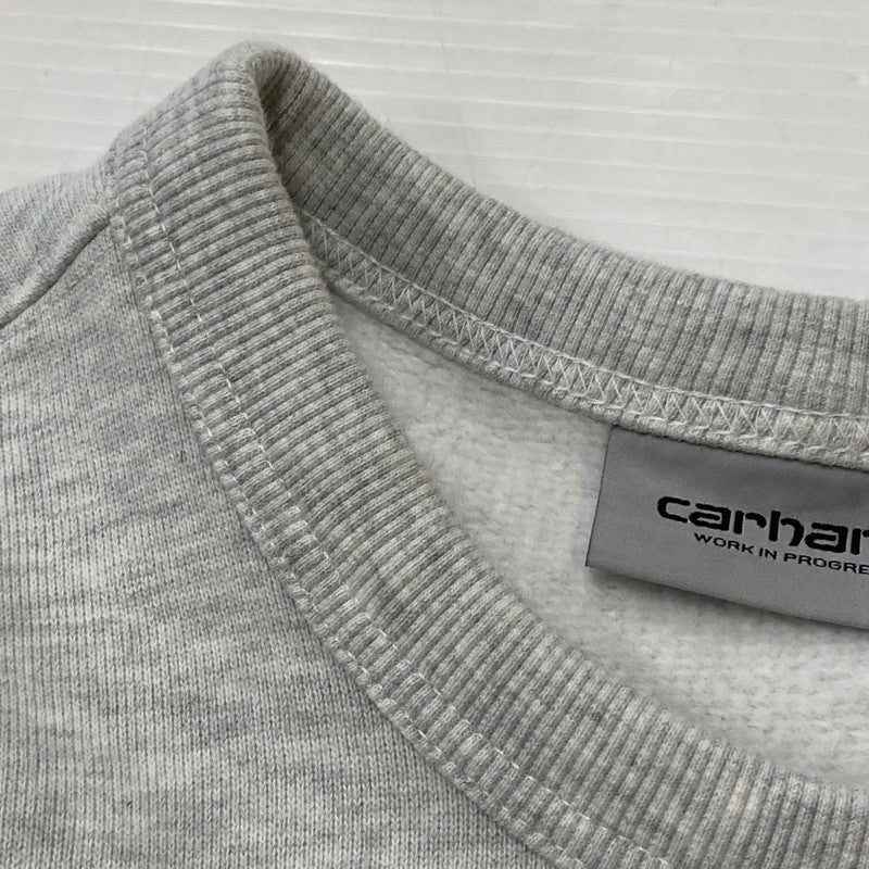 【中古品】【メンズ】 Carhartt WIP カーハート ワークインプログレス POND CORPS SWEAT IO36371 ポンドコープス スウェット トップス トレーナー 145-260501-ks-08-tei サイズ：S カラー：グレー 万代Net店
