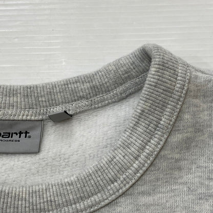 【中古品】【メンズ】 Carhartt WIP カーハート ワークインプログレス POND CORPS SWEAT IO36371 ポンドコープス スウェット トップス トレーナー 145-260501-ks-08-tei サイズ：S カラー：グレー 万代Net店