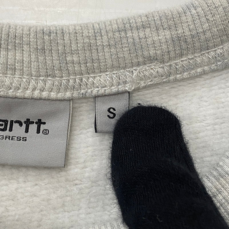 【中古品】【メンズ】 Carhartt WIP カーハート ワークインプログレス POND CORPS SWEAT IO36371 ポンドコープス スウェット トップス トレーナー 145-260501-ks-08-tei サイズ：S カラー：グレー 万代Net店