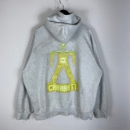 【中古品】【メンズ】 Carhartt WIP カーハート ワークインプログレス HOODED ELECTRIC BOOGIE SWEAT IO35610 フーデッド エレクトリック ブギー スウェット トップス プルオーバーパーカー 145-260501-ks-15-tei サイズ：M カラー：グレー 万代Net店