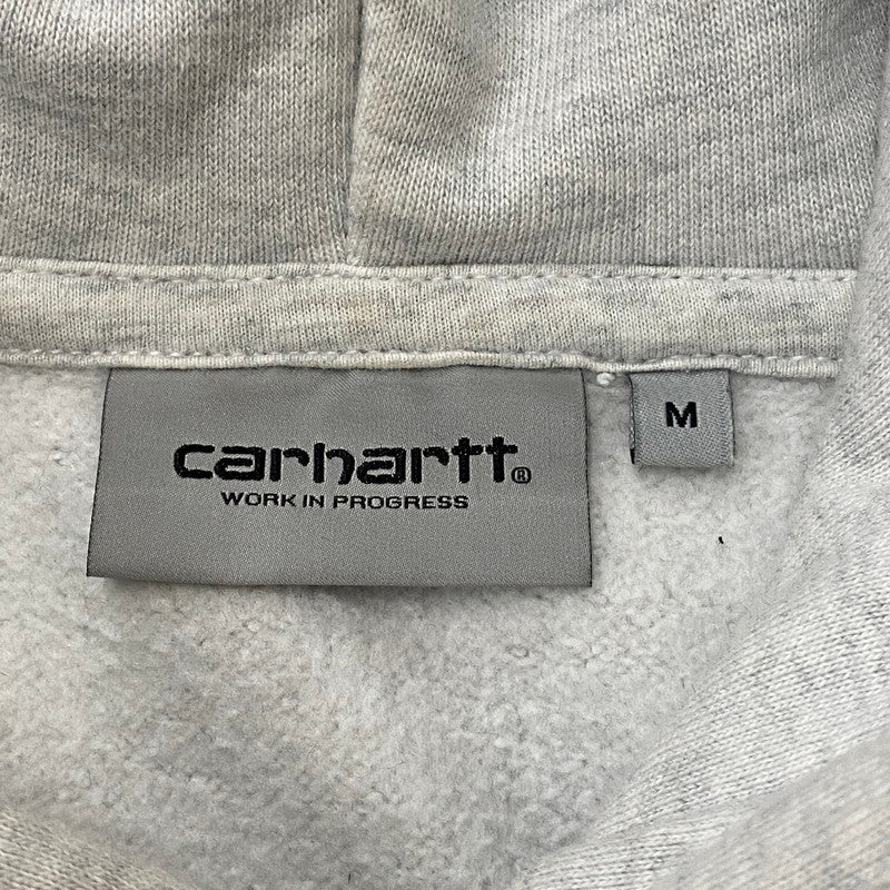 【中古品】【メンズ】 Carhartt WIP カーハート ワークインプログレス HOODED ELECTRIC BOOGIE SWEAT IO35610 フーデッド エレクトリック ブギー スウェット トップス プルオーバーパーカー 145-260501-ks-15-tei サイズ：M カラー：グレー 万代Net店