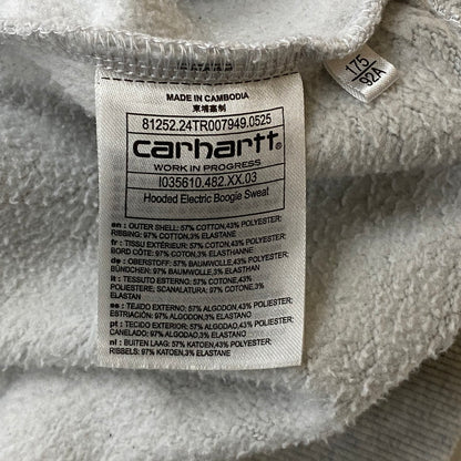 【中古品】【メンズ】 Carhartt WIP カーハート ワークインプログレス HOODED ELECTRIC BOOGIE SWEAT IO35610 フーデッド エレクトリック ブギー スウェット トップス プルオーバーパーカー 145-260501-ks-15-tei サイズ：M カラー：グレー 万代Net店