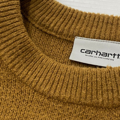 【中古品】【メンズ】 Carhartt WIP カーハート ワークインプログレス BROWN DUCKS SWEATER I033863 ブラウン ダック セーター 長袖 トップス ニット 145-260501-ks-19-tei サイズ：S カラー：ブラウン 万代Net店