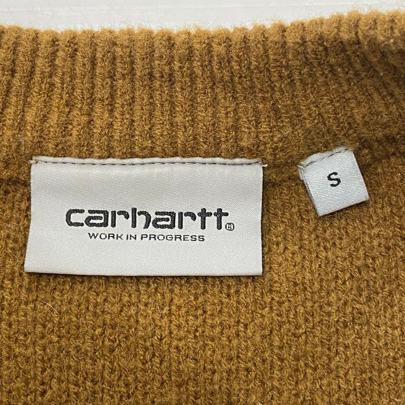 【中古品】【メンズ】 Carhartt WIP カーハート ワークインプログレス BROWN DUCKS SWEATER I033863 ブラウン ダック セーター 長袖 トップス ニット 145-260501-ks-19-tei サイズ：S カラー：ブラウン 万代Net店