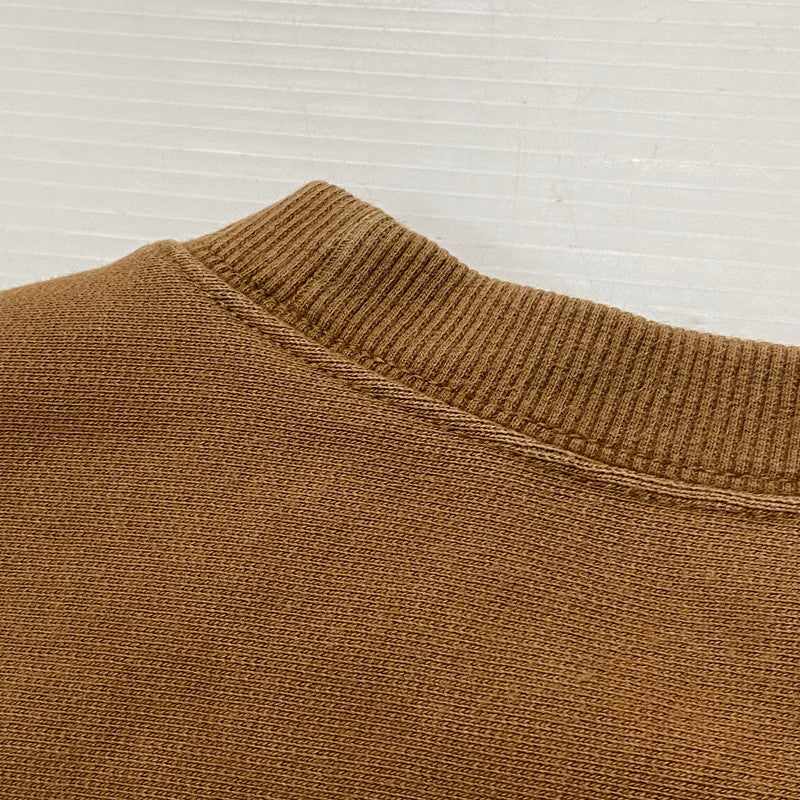 【中古品】【メンズ】 Carhartt WIP カーハート ワークインプログレス AMERICAN SCRIPT SWEAT IO25475 アメリカン スクリプト スウェット トップス トレーナー 145-260501-ks-09-fuzh サイズ：S カラー：ブラウン 万代Net店