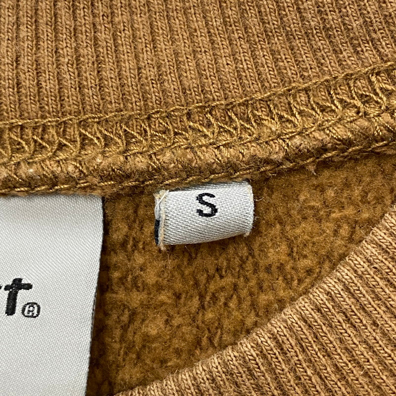 【中古品】【メンズ】 Carhartt WIP カーハート ワークインプログレス AMERICAN SCRIPT SWEAT IO25475 アメリカン スクリプト スウェット トップス トレーナー 145-260501-ks-09-fuzh サイズ：S カラー：ブラウン 万代Net店
