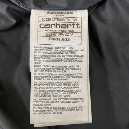 【現状渡し品】【メンズ】 Carhartt WIP カーハート ワークインプログレス DANVILLE JACKET IO29450 ダンビル ジャケット アウター ダウンジャケット 145-260501-ks-01-tei サイズ：S カラー：ブラウン 万代Net店