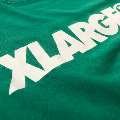 【中古品】【メンズ】 X-LARGE エックストラ ラージ LOGO S/S TEE ロゴ ショートスリーブ Ｔシャツ 半袖 トップス 142-260702-sa-13-tei サイズ：L カラー：グリーン 万代Net店
