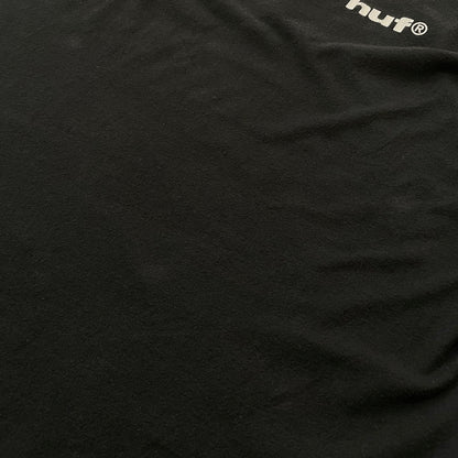 【中古品】【メンズ】 HUF ハフ BACK PRINT S/S TEE バック プリント ショートスリーブ Ｔシャツ 半袖 トップス 142-260618-sa-22-tei サイズ：XXL カラー：ブラック 万代Net店