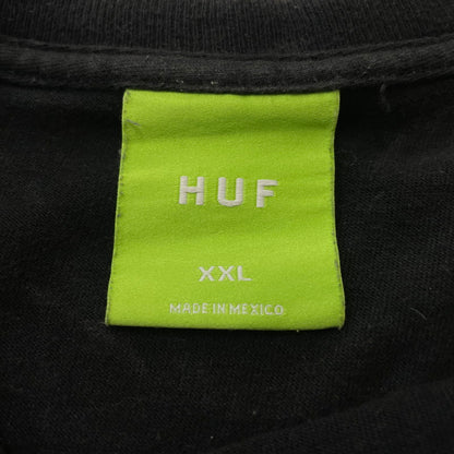 【中古品】【メンズ】 HUF ハフ BACK PRINT S/S TEE バック プリント ショートスリーブ Ｔシャツ 半袖 トップス 142-260618-sa-22-tei サイズ：XXL カラー：ブラック 万代Net店