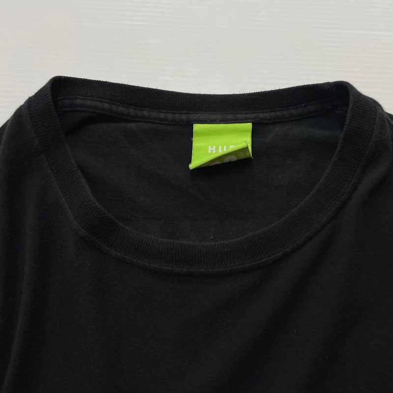【中古品】【メンズ】 HUF ハフ BACK PRINT S/S TEE バック プリント ショートスリーブ Ｔシャツ 半袖 トップス 142-260618-sa-22-tei サイズ：XXL カラー：ブラック 万代Net店