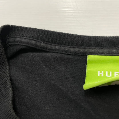 【中古品】【メンズ】 HUF ハフ BACK PRINT S/S TEE バック プリント ショートスリーブ Ｔシャツ 半袖 トップス 142-260618-sa-22-tei サイズ：XXL カラー：ブラック 万代Net店