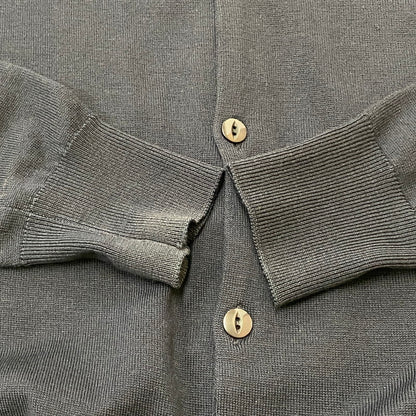 【中古品】【メンズ】 JOHN SMEDLEY ジョンスメドレー WOOL KNIT CARDIGAN ウール ニット カーディガン 長袖 トップス 141-260501-ks-20-tei サイズ：S カラー：ネイビー 万代Net店