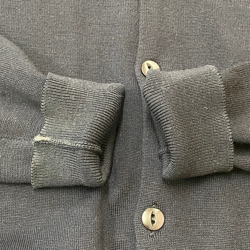 【中古品】【メンズ】 JOHN SMEDLEY ジョンスメドレー WOOL KNIT CARDIGAN ウール ニット カーディガン 長袖 トップス 141-260501-ks-20-tei サイズ：S カラー：ネイビー 万代Net店