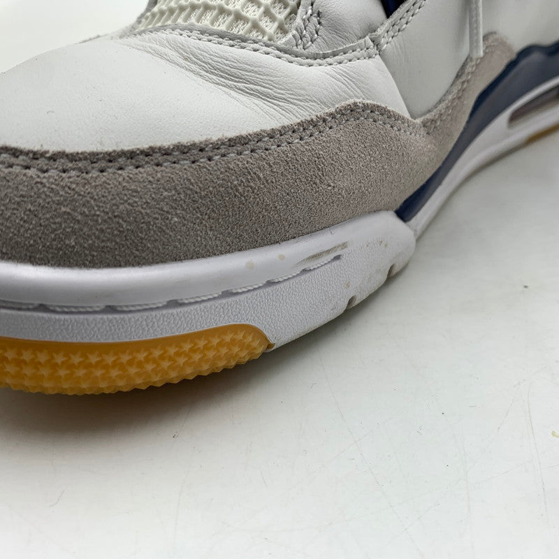 【中古品】【メンズ】 NIKE ナイキ SB AIR JORDAN 4 RETRO SP "SUMMIT WHITE NAVY" DR5415-100 エアジョーダン4 レトロ スニーカー 靴 160-260618-ko-02-tei サイズ：28cm カラー：ホワイトネイビー 万代Net店