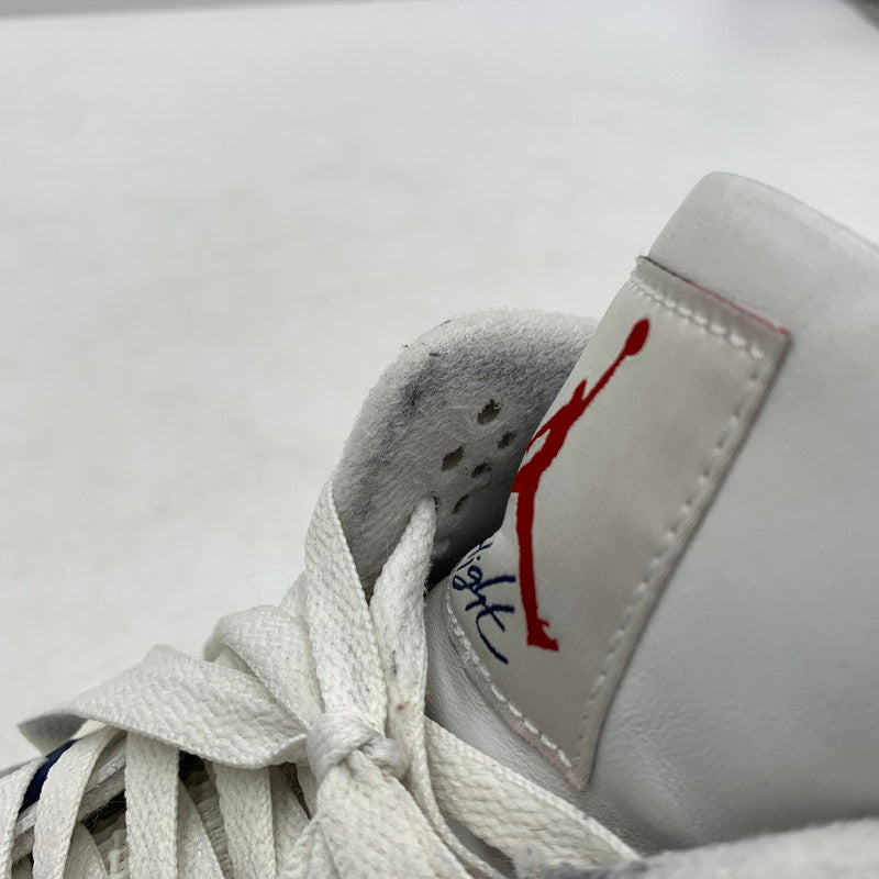 【中古品】【メンズ】 NIKE ナイキ SB AIR JORDAN 4 RETRO SP "SUMMIT WHITE NAVY" DR5415-100 エアジョーダン4 レトロ スニーカー 靴 160-260618-ko-02-tei サイズ：28cm カラー：ホワイトネイビー 万代Net店