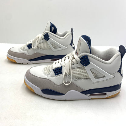 【中古品】【メンズ】 NIKE ナイキ SB AIR JORDAN 4 RETRO SP "SUMMIT WHITE NAVY" DR5415-100 エアジョーダン4 レトロ スニーカー 靴 160-260618-ko-02-tei サイズ：28cm カラー：ホワイトネイビー 万代Net店