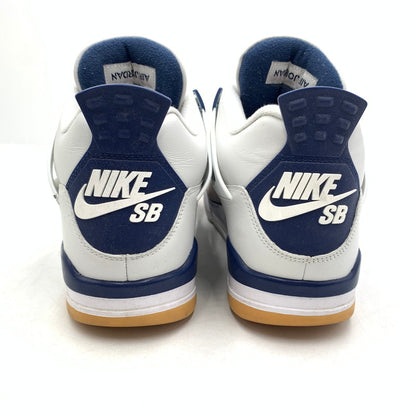 【中古品】【メンズ】 NIKE ナイキ SB AIR JORDAN 4 RETRO SP "SUMMIT WHITE NAVY" DR5415-100 エアジョーダン4 レトロ スニーカー 靴 160-260618-ko-02-tei サイズ：28cm カラー：ホワイトネイビー 万代Net店