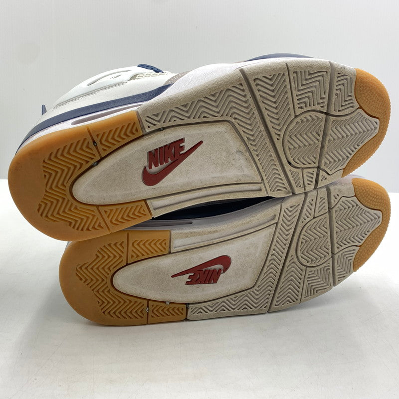【中古品】【メンズ】 NIKE ナイキ SB AIR JORDAN 4 RETRO SP "SUMMIT WHITE NAVY" DR5415-100 エアジョーダン4 レトロ スニーカー 靴 160-260618-ko-02-tei サイズ：28cm カラー：ホワイトネイビー 万代Net店