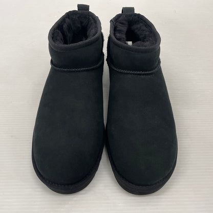 【中古品】【メンズ】 UGG アグ M CLASSIC ULTRA MINI 1137391 CLASSIC ウルトラ ミニ ムートン ブーツ 靴 164-261014-yo-29-teih サイズ：27cm カラー：ブラック 万代Net店