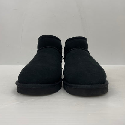 【中古品】【メンズ】 UGG アグ M CLASSIC ULTRA MINI 1137391 CLASSIC ウルトラ ミニ ムートン ブーツ 靴 164-261014-yo-29-teih サイズ：27cm カラー：ブラック 万代Net店