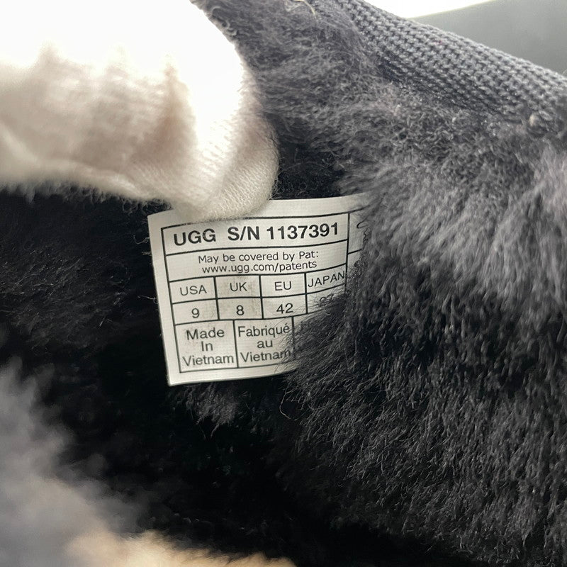 【中古品】【メンズ】 UGG アグ M CLASSIC ULTRA MINI 1137391 CLASSIC ウルトラ ミニ ムートン ブーツ 靴 164-261014-yo-29-teih サイズ：27cm カラー：ブラック 万代Net店