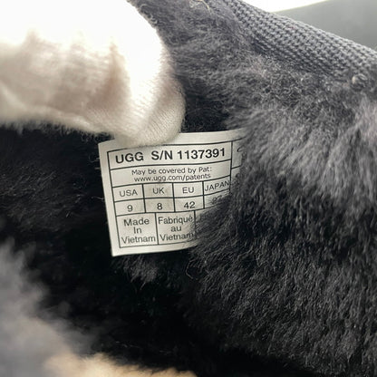 【中古品】【メンズ】 UGG アグ M CLASSIC ULTRA MINI 1137391 CLASSIC ウルトラ ミニ ムートン ブーツ 靴 164-261014-yo-29-teih サイズ：27cm カラー：ブラック 万代Net店