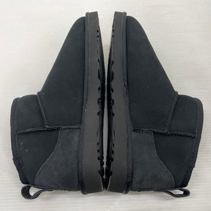 【中古品】【メンズ】 UGG アグ M CLASSIC ULTRA MINI 1137391 CLASSIC ウルトラ ミニ ムートン ブーツ 靴 164-261014-yo-29-teih サイズ：27cm カラー：ブラック 万代Net店